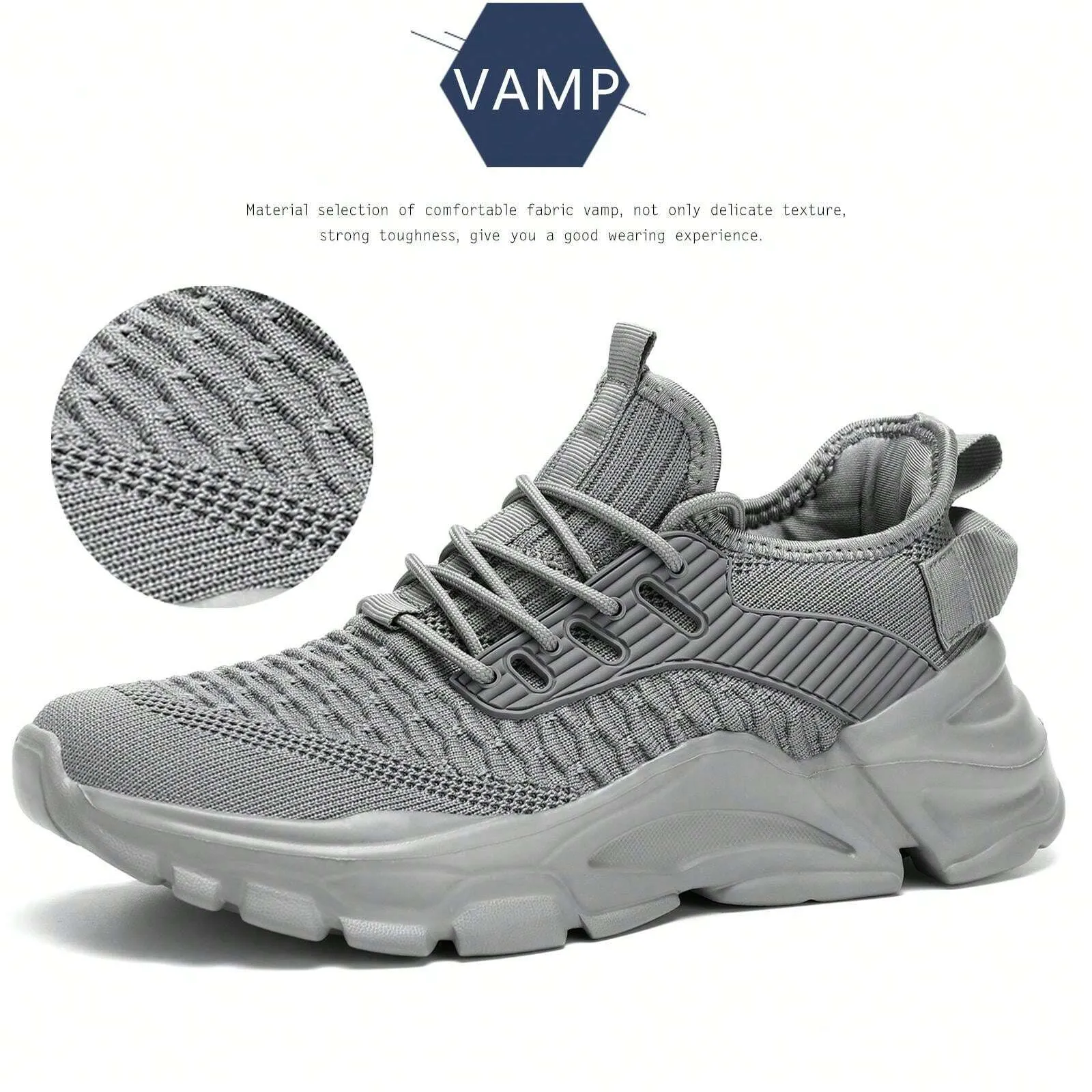 Sports Walking Shoes for Men, Fashionable Running Sneakers for Active Lifestyles