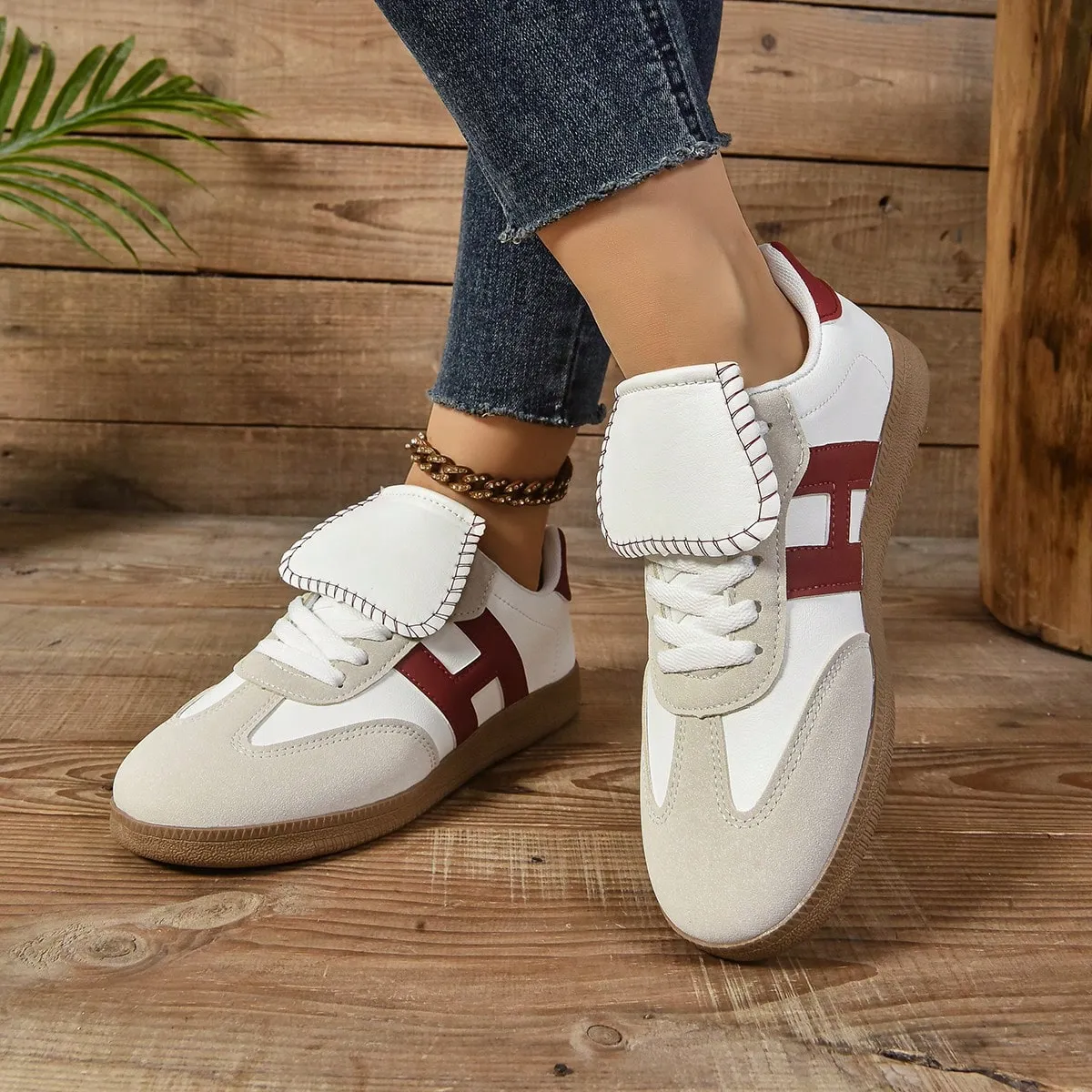 Timeless Unisex Sneakers, Vintage Classic Sports Shoes for Every Occasion