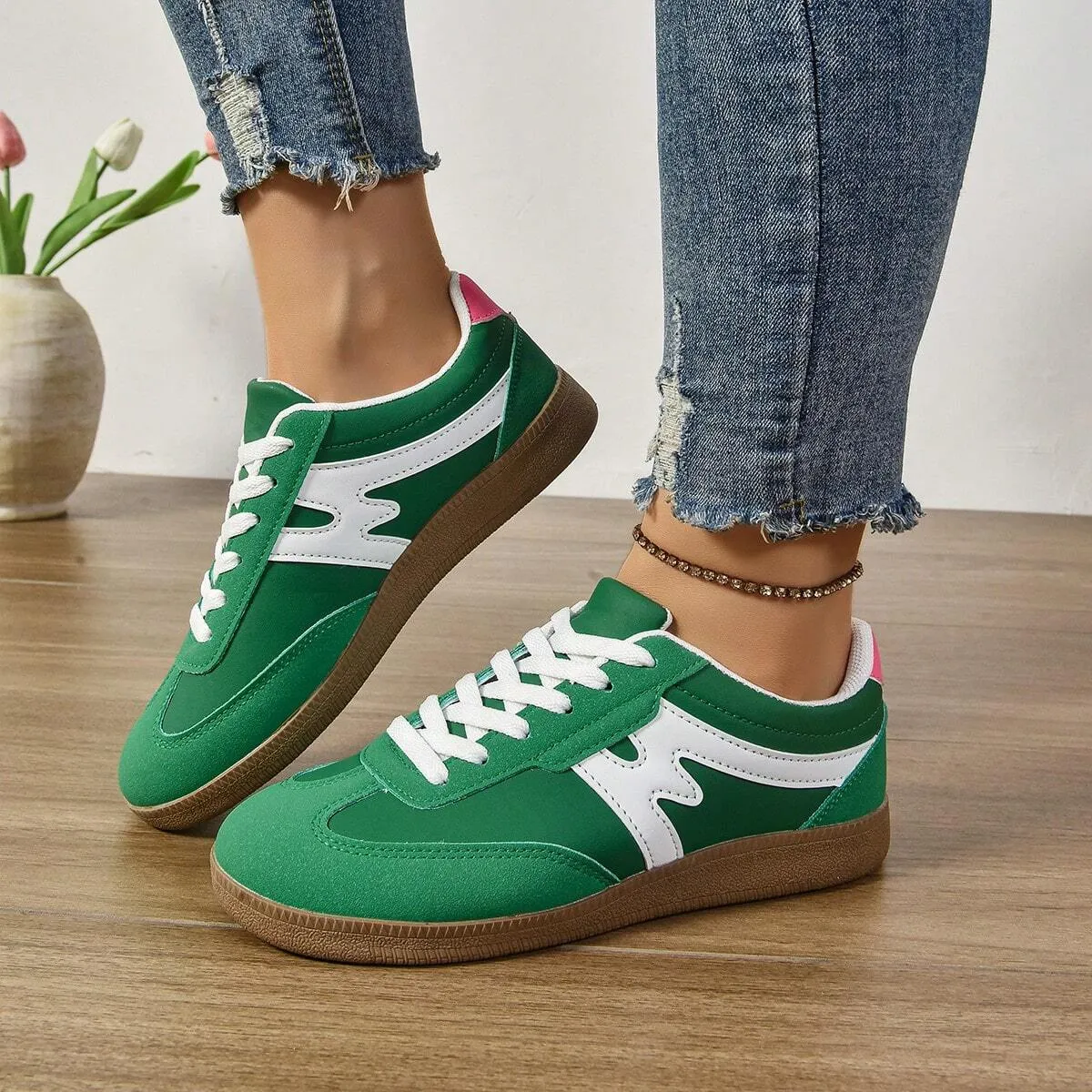 Vintage-Inspired Unisex Sneakers, Classic Casual Sports Shoes for Everyday Wear