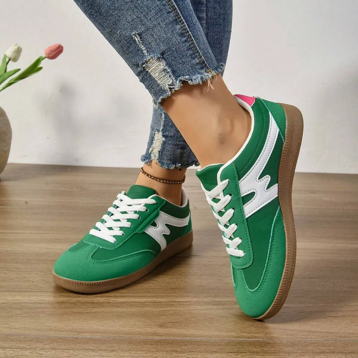 Vintage-Inspired Unisex Sneakers, Classic Casual Sports Shoes for Everyday Wear