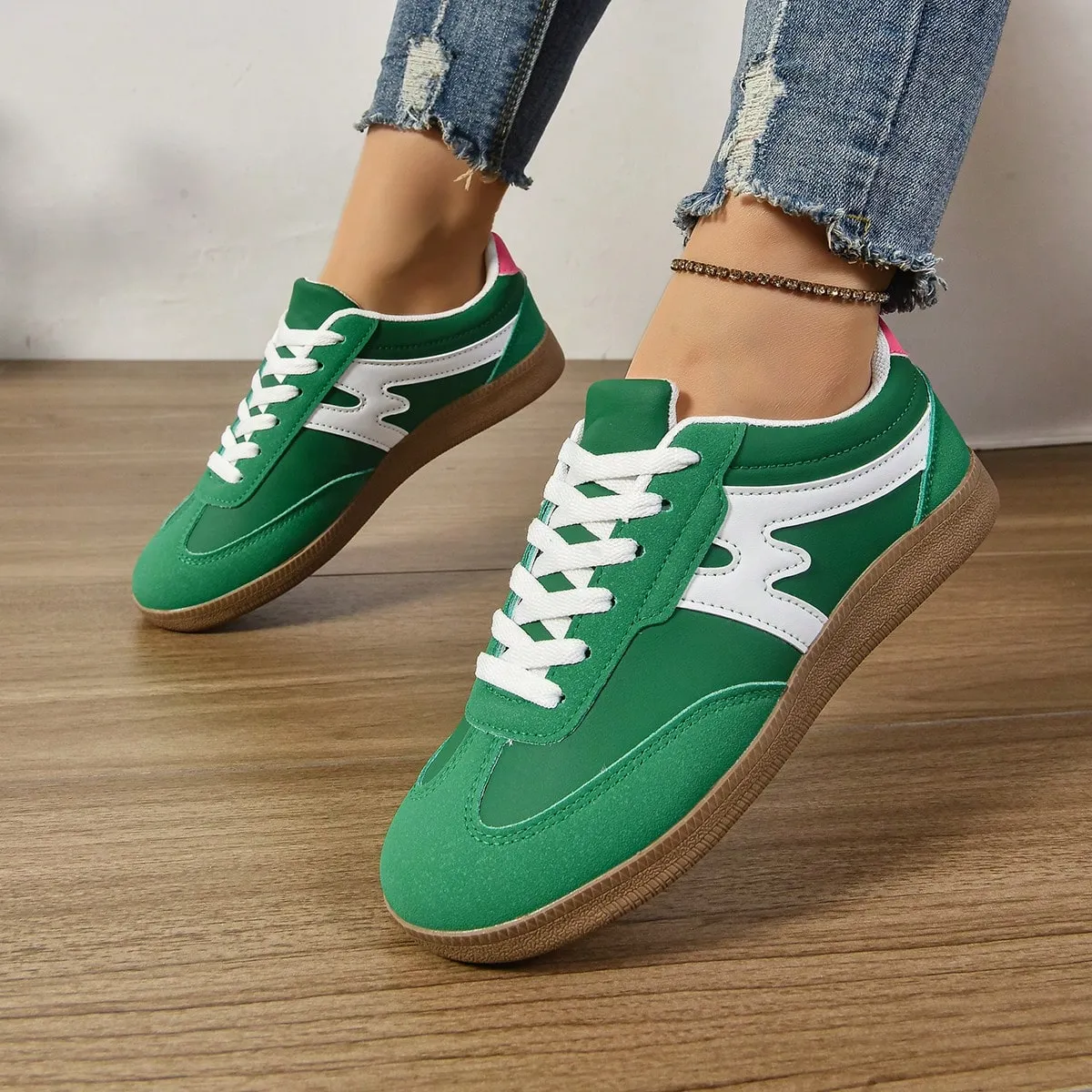 Vintage-Inspired Unisex Sneakers, Classic Casual Sports Shoes for Everyday Wear