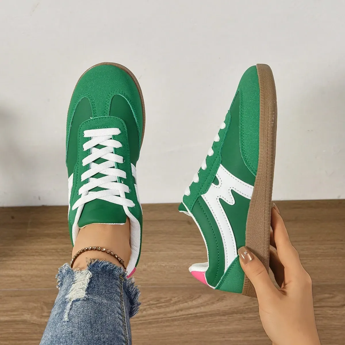 Vintage-Inspired Unisex Sneakers, Classic Casual Sports Shoes for Everyday Wear