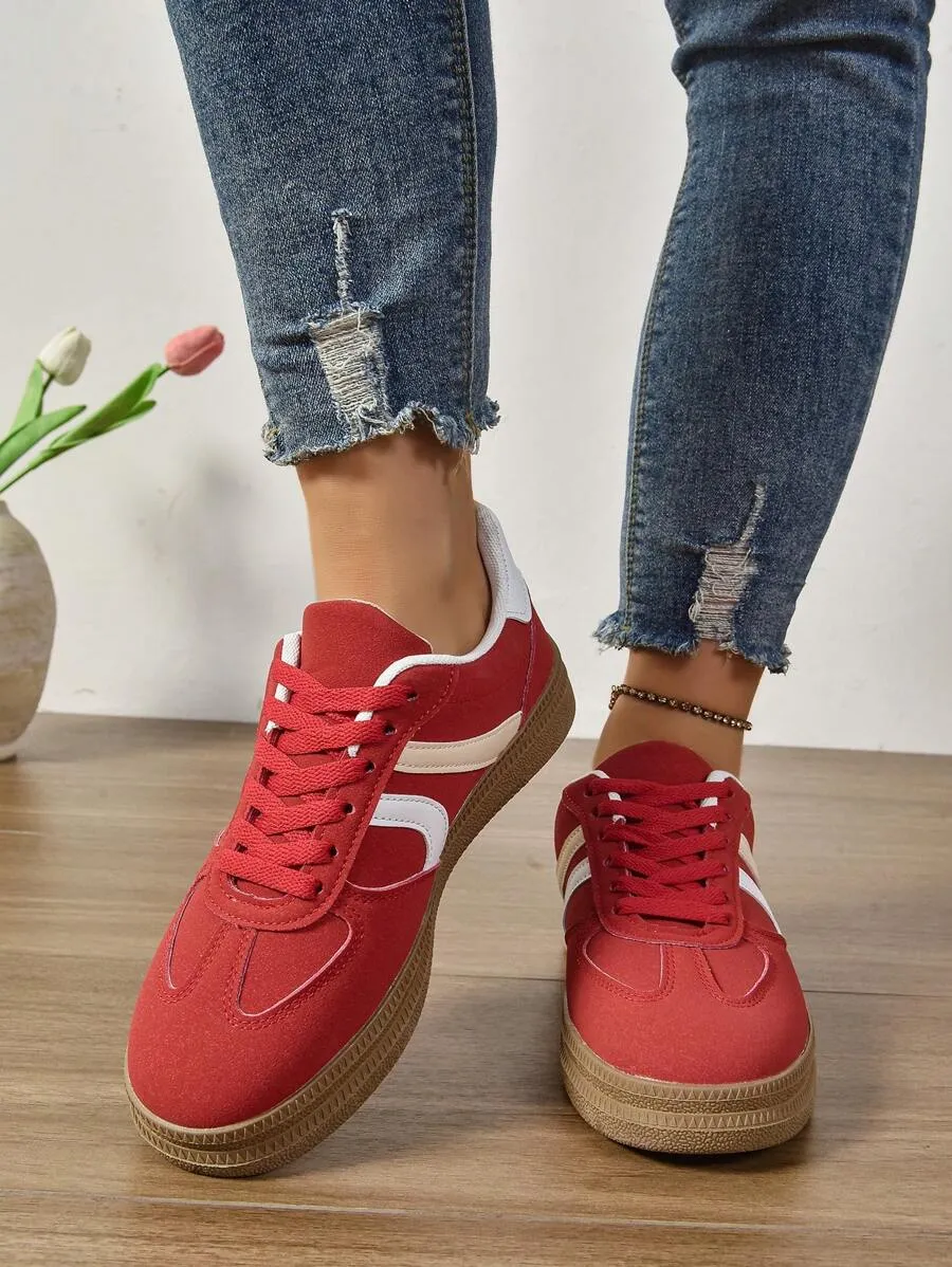 Unisex Casual Sneakers, Timeless Vintage Design and Versatile Sports Style