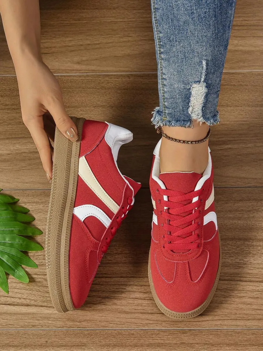 Unisex Casual Sneakers, Timeless Vintage Design and Versatile Sports Style